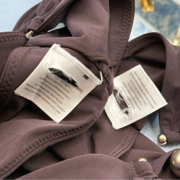 🆕 CHRISTOPHER ESBER 🧿 NWOT Brown Orbit Bikini Set - Sz AU 10 / US 6 - Picture 14 of 16